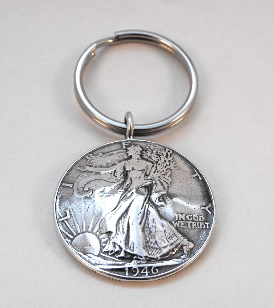 1946 Liberty Coin Key Ring