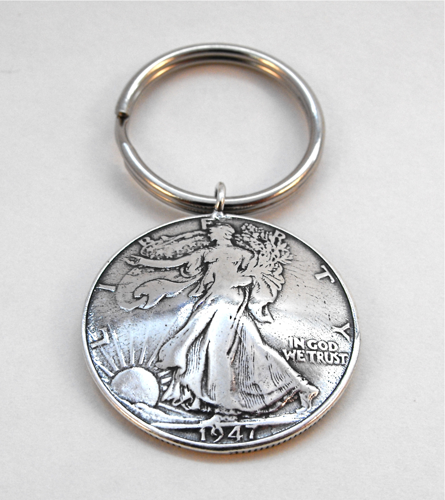 1947 Liberty Coin Key Ring