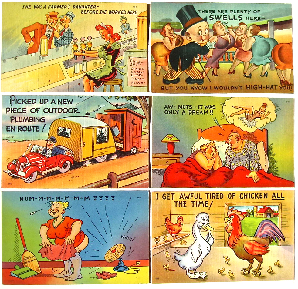 Vintage Joke Postcards