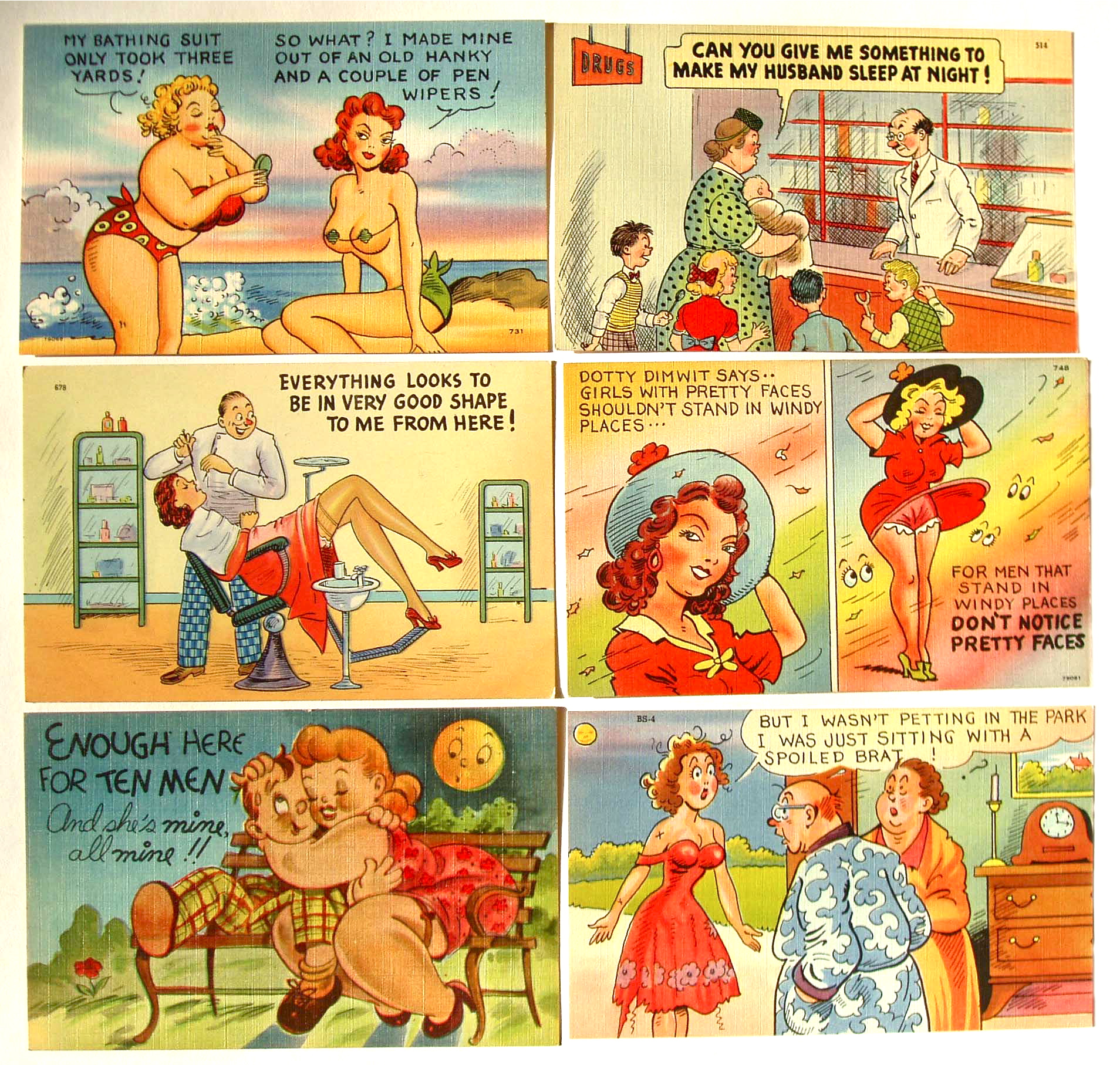 Vintage Joke Postcard