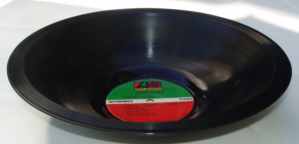 Recycled LP Record Bowl